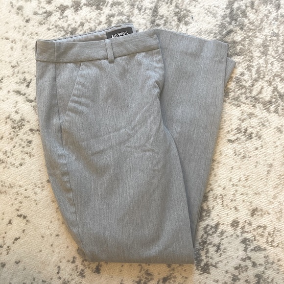 Light gray straight leg high quality work pants, size 10R - Picture 1 of 4